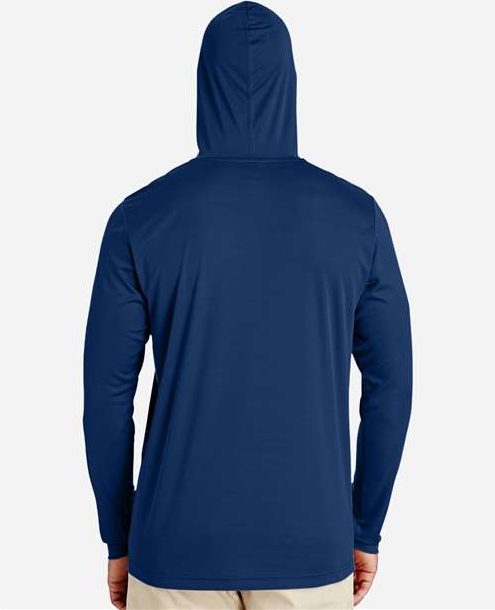 Sport Dark Navy Men&#39;s Zone Performance Hooded T-Shirt - TT41