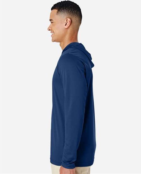 Sport Dark Navy Men&#39;s Zone Performance Hooded T-Shirt - TT41