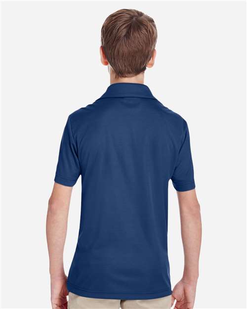 Sport Dark Navy Youth Zone Performance Polo - TT51Y