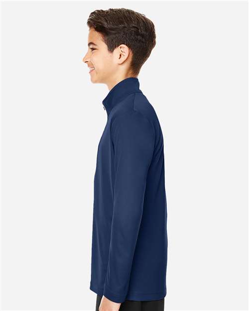 Sport Dark Navy Youth Zone Performance Quarter-Zip Pullover - TT31Y