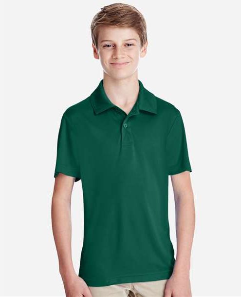 Front View of Sport Forest Youth Zone Performance Polo - TT51Y
