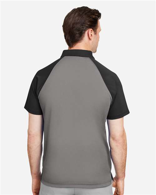 Sport Graphite/ Black Men&#39;s Command Snag-Protection Colorblock Polo - TT21C