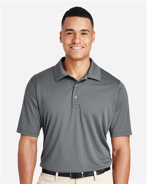 Front View of Sport Graphite Men's Tall Zone Performance Polo - TT51T