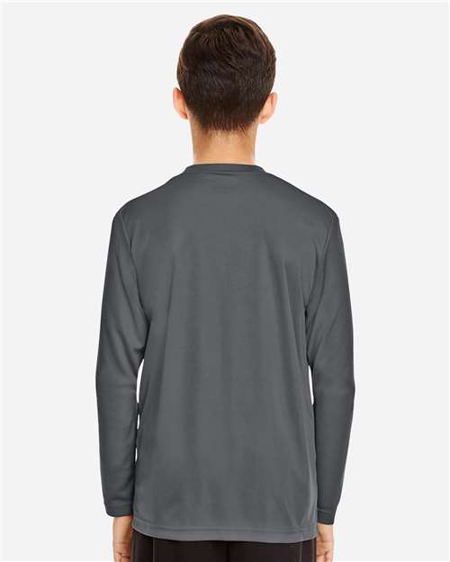 Sport Graphite Youth Zone Performance Long Sleeve T-Shirt - TT11YL