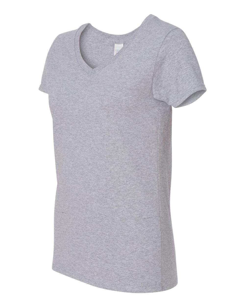 Sport Grey Heavy Cotton™ Women’s V-Neck T-Shirt - 5V00L