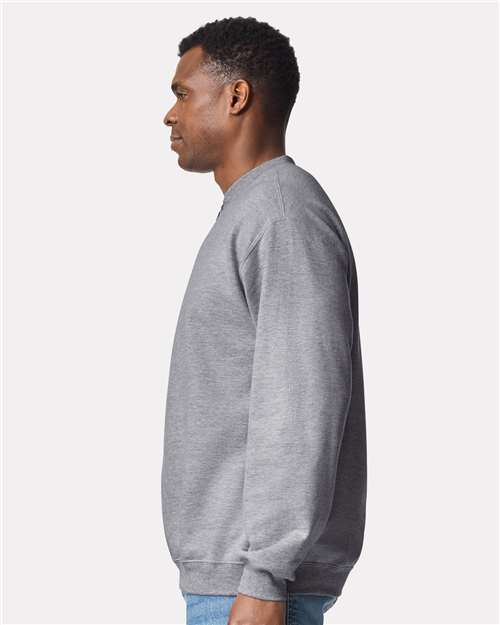 Sport Grey Softstyle® Midweight 1/4 Zip Sweatshirt - SF008