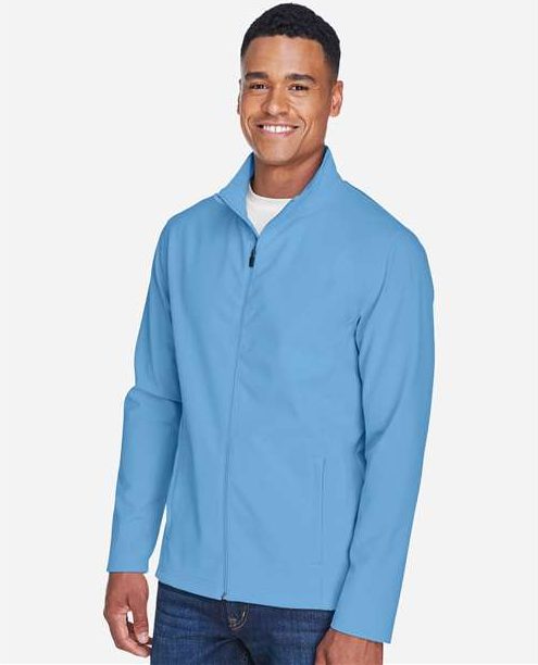 Sport Light Blue Men&#39;s Leader Soft Shell Jacket - TT80