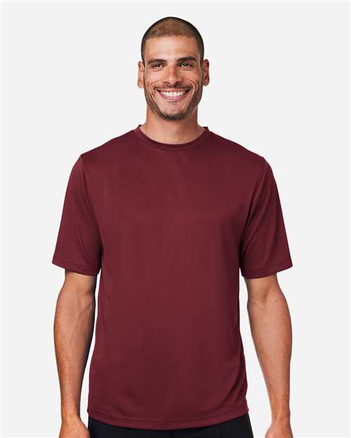Sport Maroon Men's Zone Performance Mesh T-Shirt - TT15