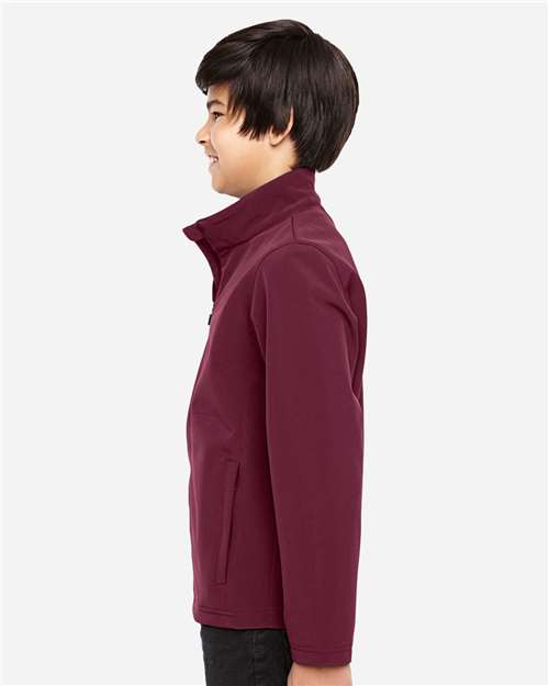 Sport Maroon Youth Leader Soft Shell Jacket - TT80Y