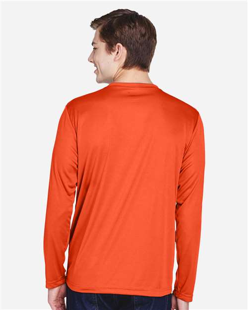 Sport Orange Men's Zone Performance Long Sleeve T-Shirt - TT11L
