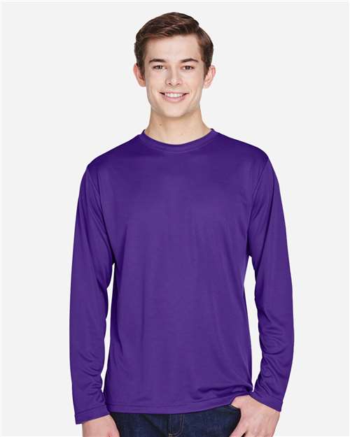 Sport Purple Men's Zone Performance Long Sleeve T-Shirt - TT11L