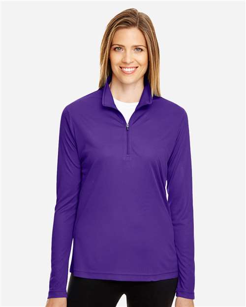 Sport Purple Women&#39;s Zone Performance Quarter-Zip Pullover - TT31W