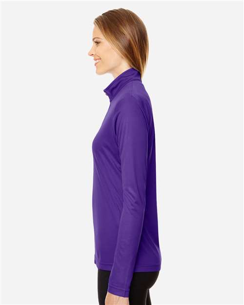 Sport Purple Women&#39;s Zone Performance Quarter-Zip Pullover - TT31W