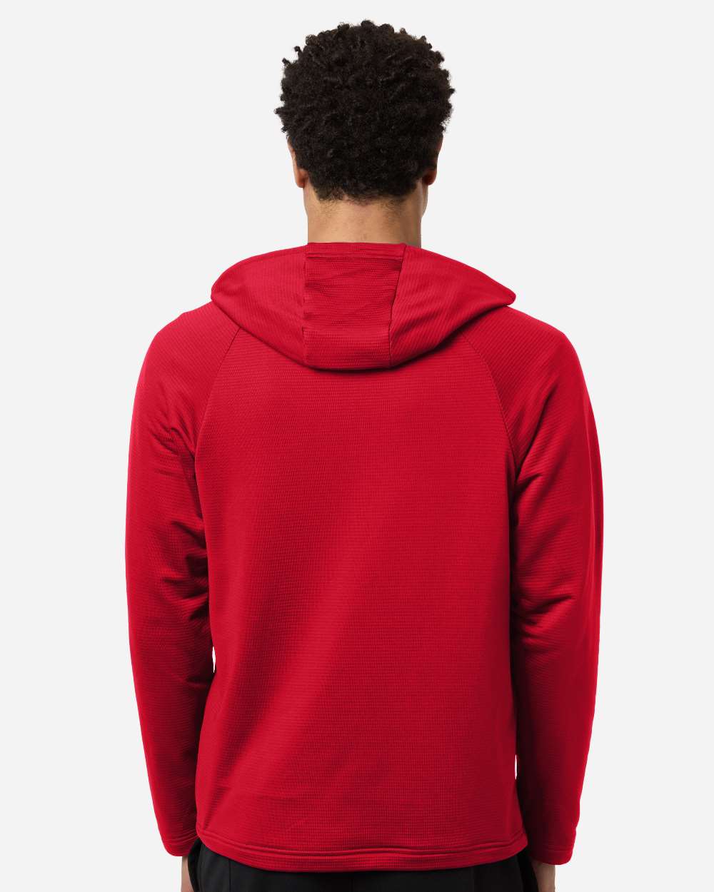 Sport Red Men's Qualify Quarter-Zip Hooded Pullover - TT200 plain