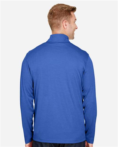 Sport Royal Heather Men&#39;s Zone Sonic Heather Performance Quarter-Zip Pullover - TT31H