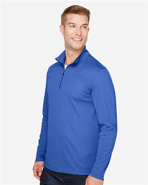Sport Royal Heather Men&#39;s Zone Sonic Heather Performance Quarter-Zip Pullover - TT31H