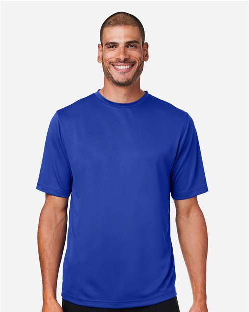 Left View of Sport Royal Men's Zone Performance Mesh T-Shirt - TT15