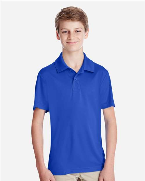 Front View of Sport Royal Youth Zone Performance Polo - TT51Y