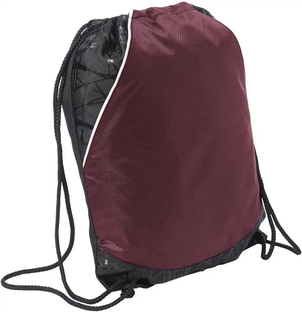 Sport Tek Bst600 Rival Cinch Pack Maroon