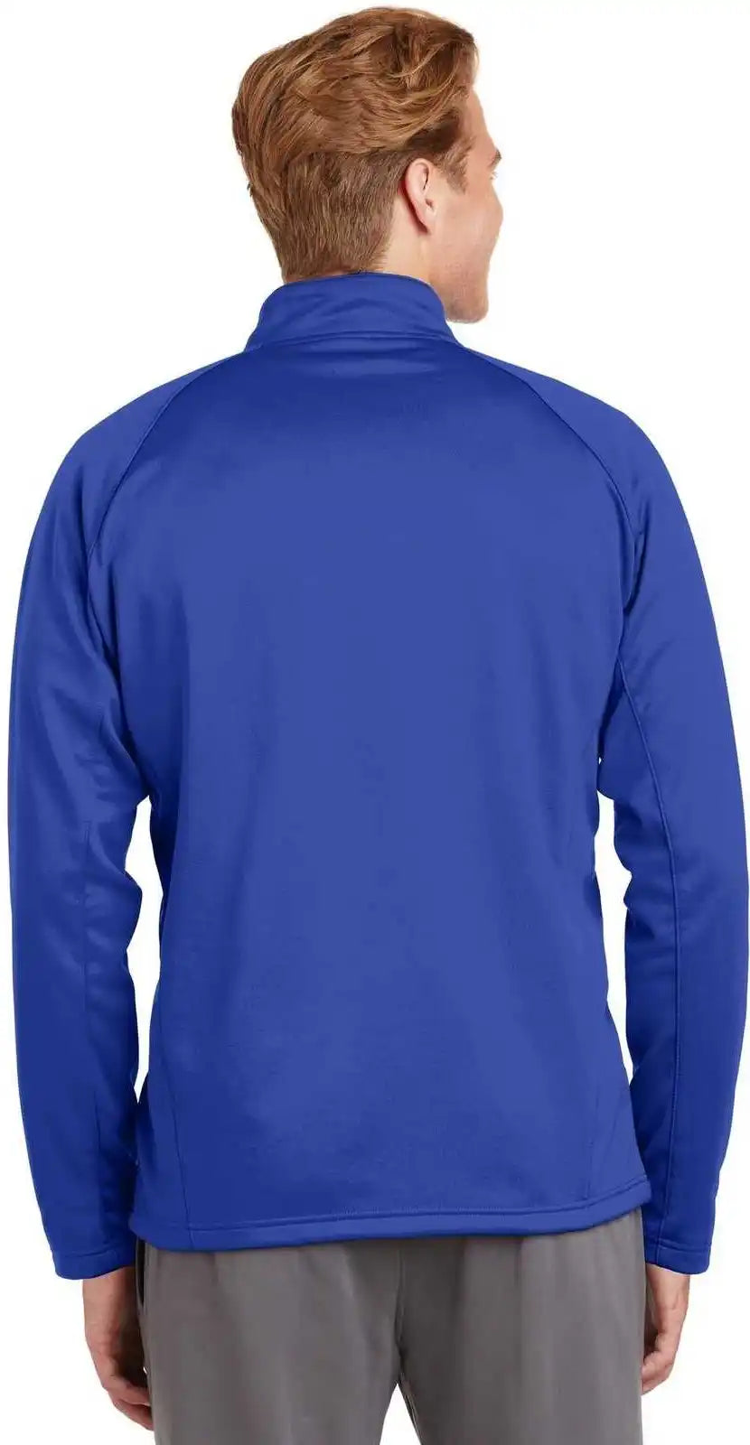 Sport-tek F243 Sport-wick Fleece 1/4-zip Pullover - True Royal Silver