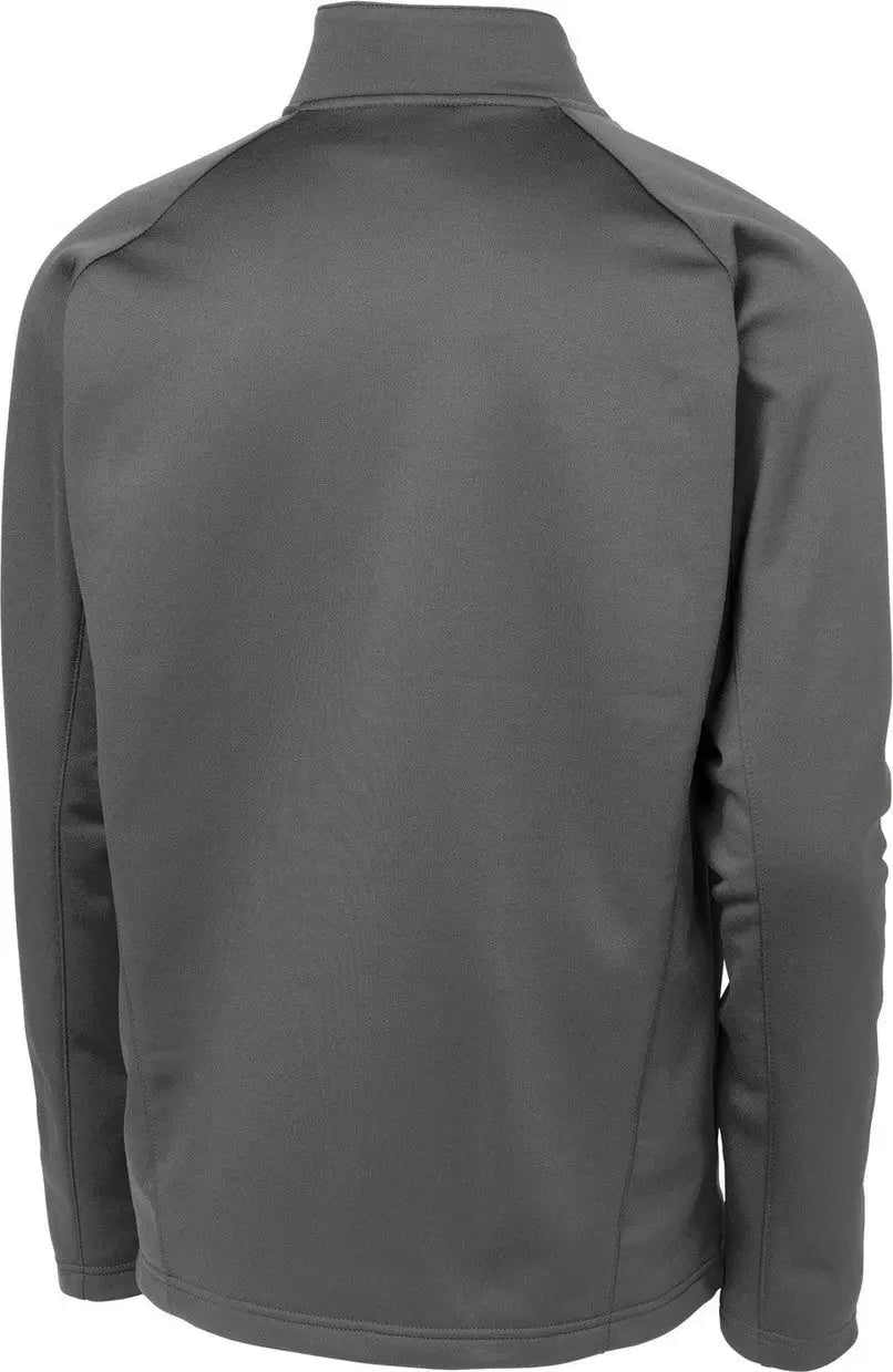 Sport-tek F243 Sport-wick Fleece 1/4-zip Pullover - Dark Smoke Gray Black