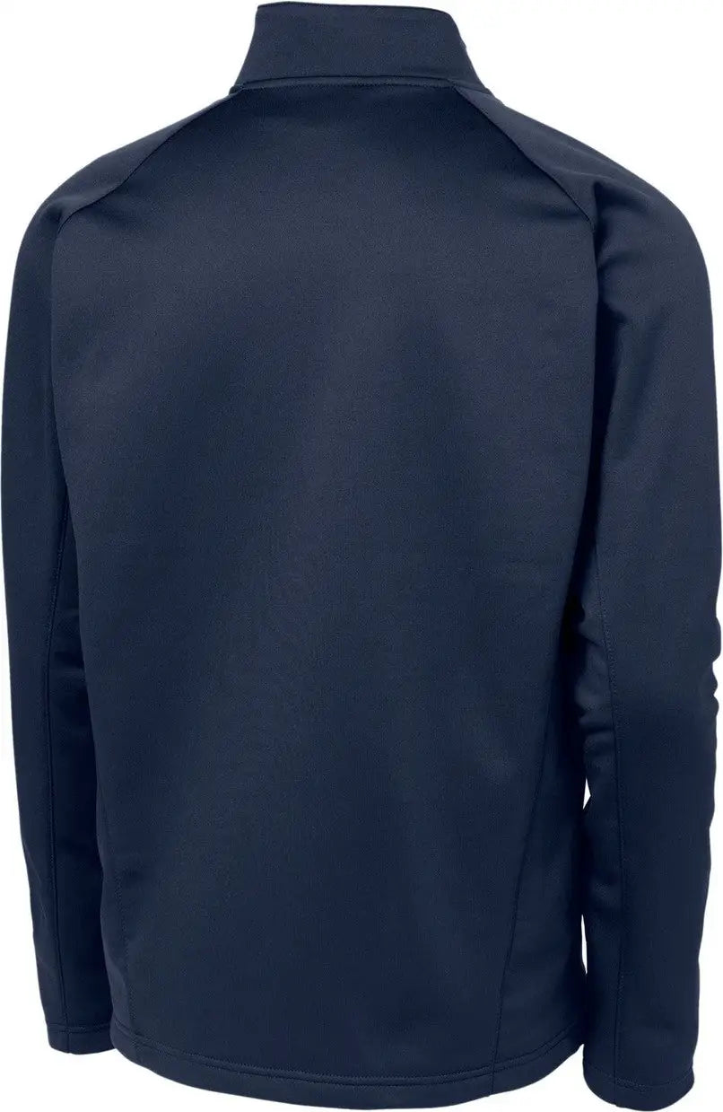 Sport-tek F243 Sport-wick Fleece 1/4-zip Pullover - Navy Silver