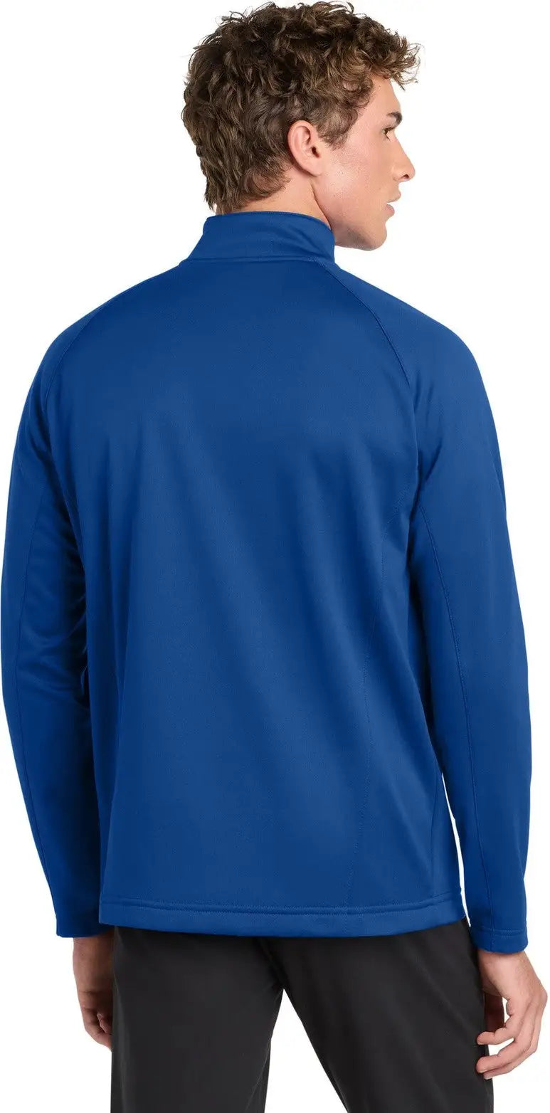 Sport-tek F243 Sport-wick Fleece 1/4-zip Pullover - True Royal Silver