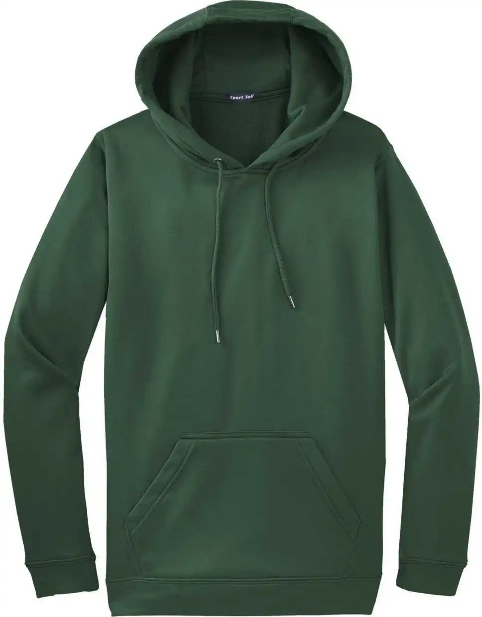 Sport Tek F244 Wick Fleece Hooded Pullover Forest Green