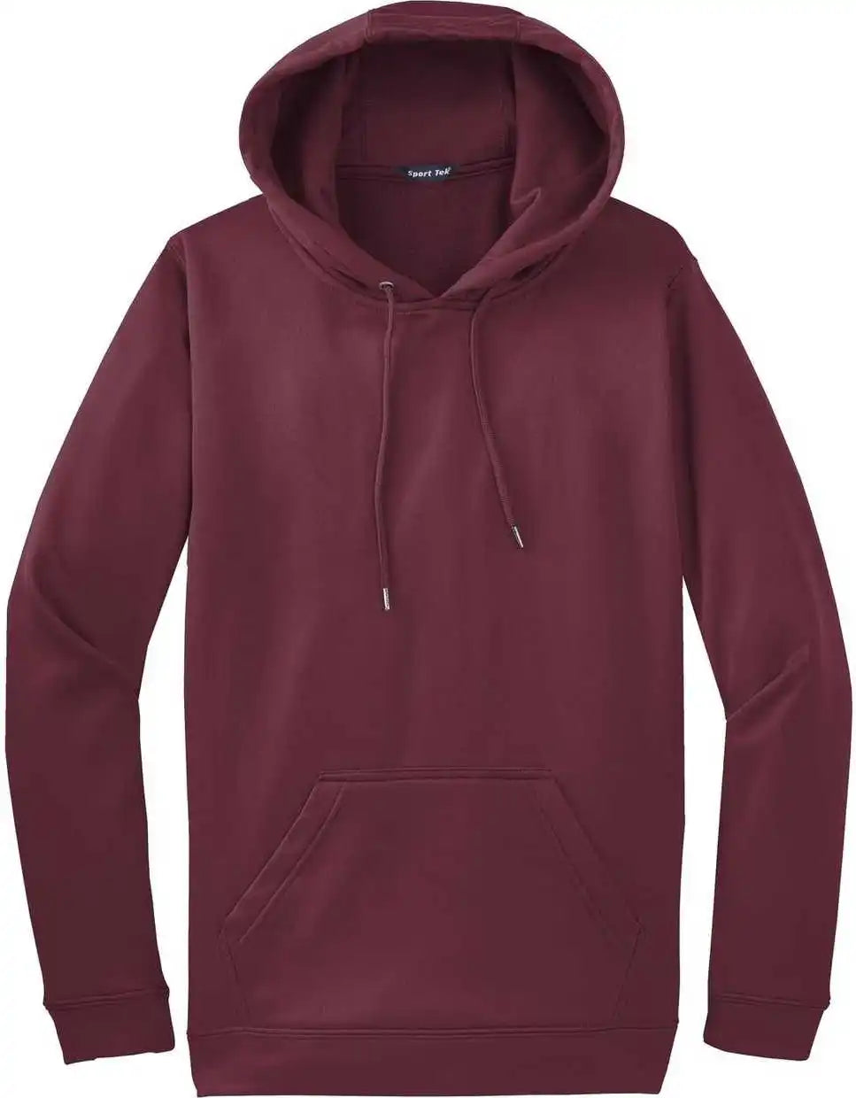 Sport Tek F244 Wick Fleece Hooded Pullover Maroon