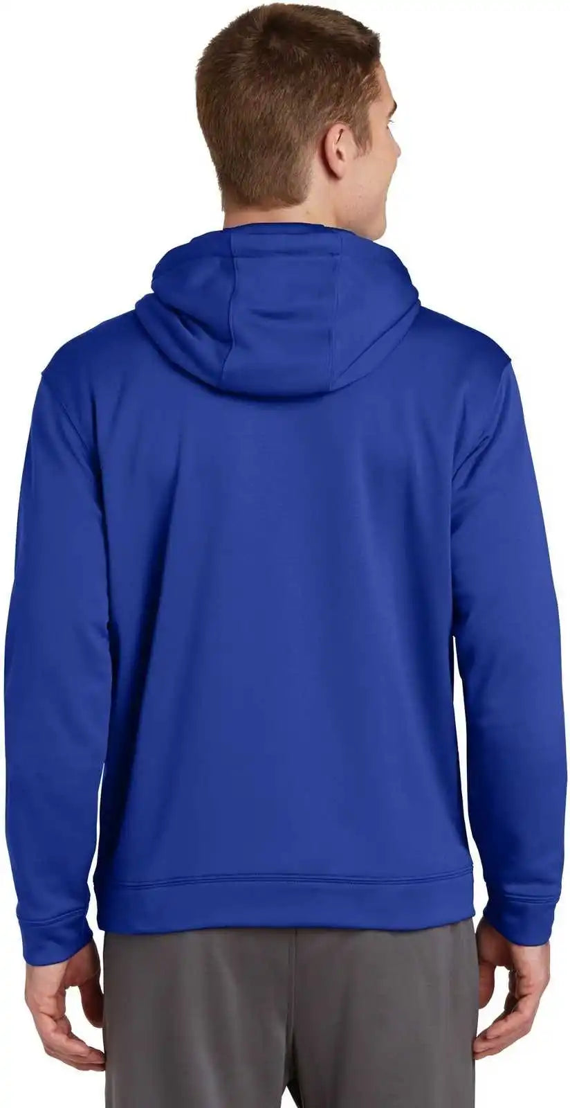 Sport Tek F244 Wick Fleece Hooded Pullover True Royal