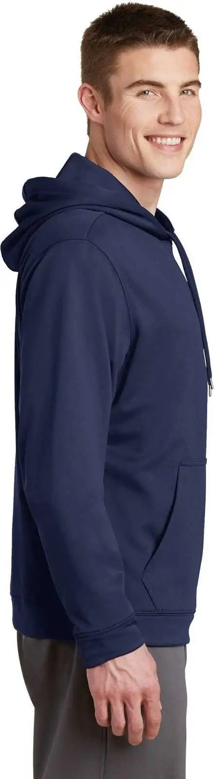 Sport-tek F244 Sport-wick Fleece Hooded Pullover - Navy