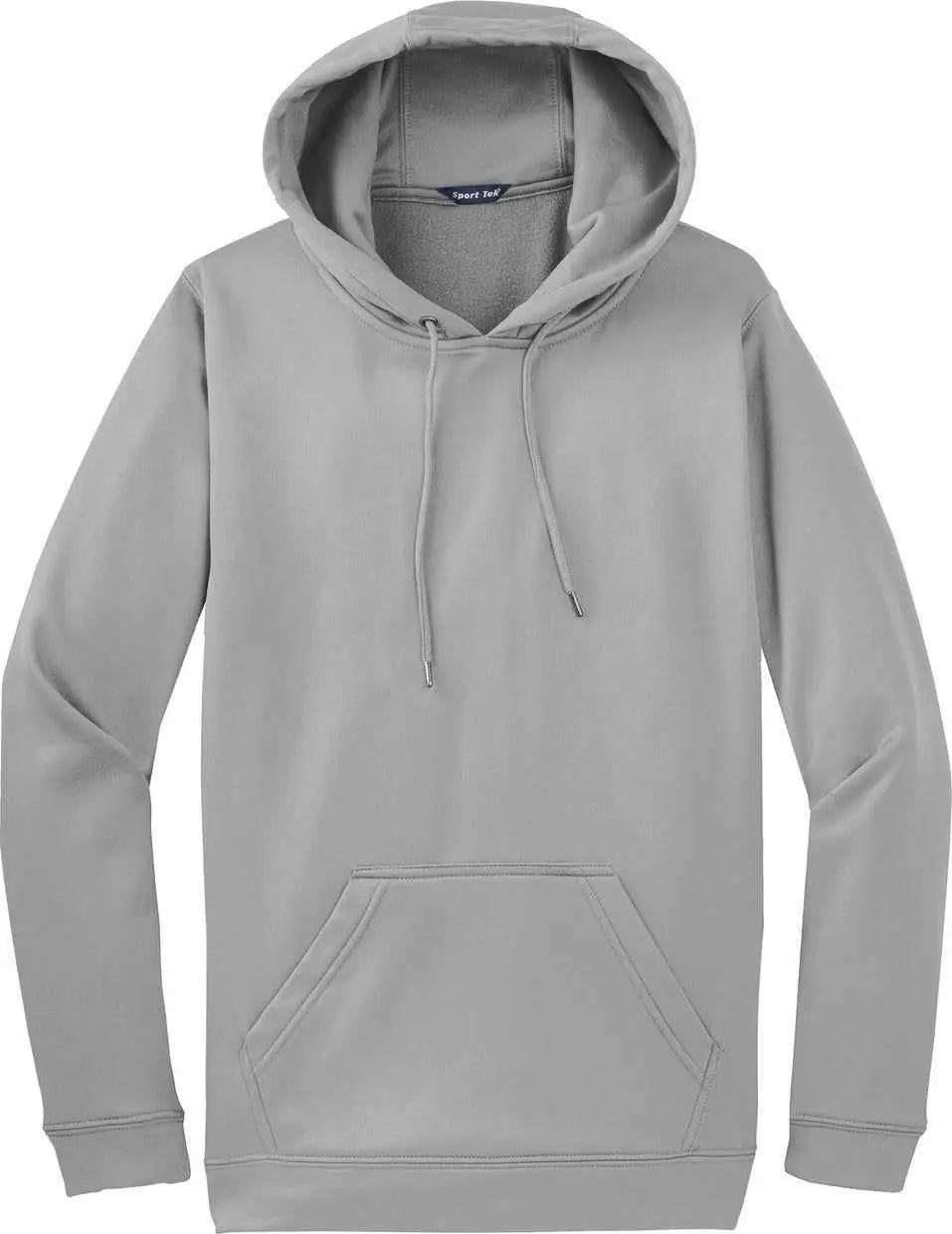 Sport-tek F244 Sport-wick Fleece Hooded Pullover - Silver