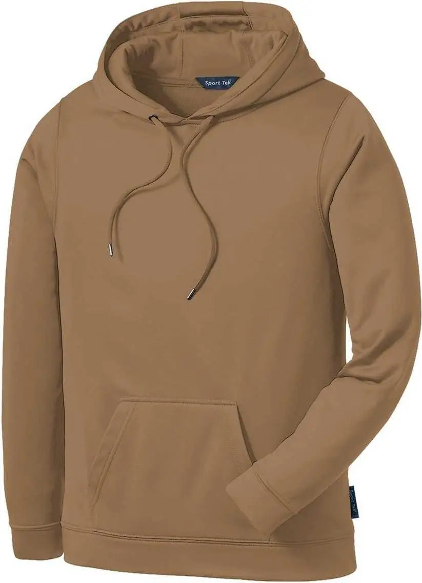 Sport-tek F244 Sport-wick Fleece Hooded Pullover - Woodland Brown