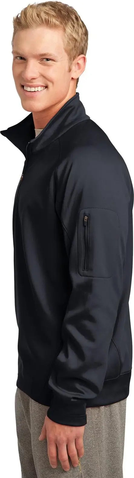 Sport-tek F247 Tech Fleece 1/4-zip Pullover - Black