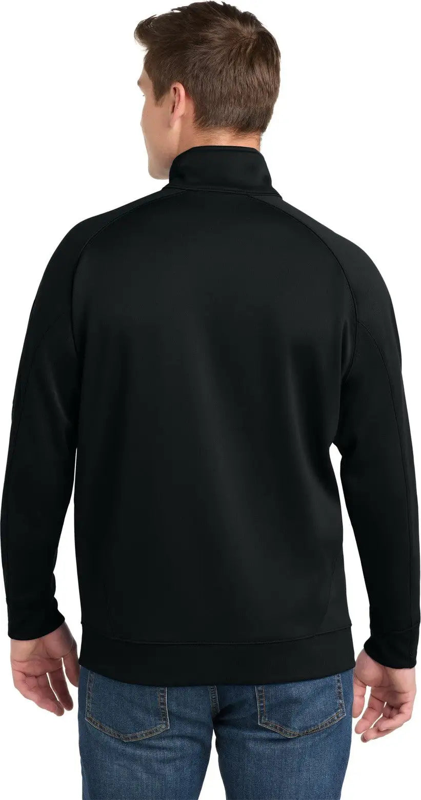 Sport-tek F247 Tech Fleece 1/4-zip Pullover - Black