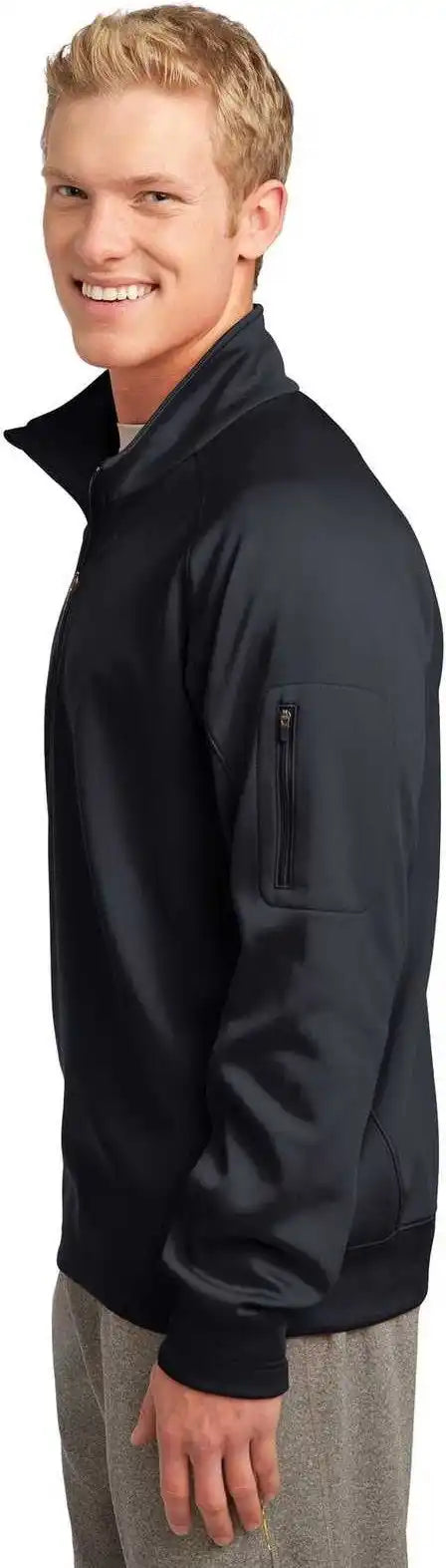 Sport Tek F247 Tech Fleece 1/4 Zip Pullover Black