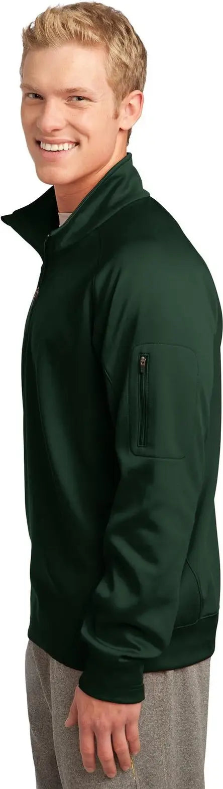 Sport-tek F247 Tech Fleece 1/4-zip Pullover - Forest Green