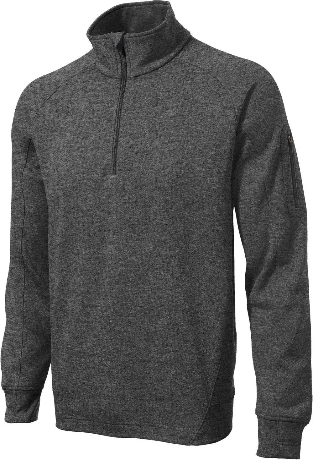 Sport-tek F247 Tech Fleece 1/4-zip Pullover - Graphite Heather