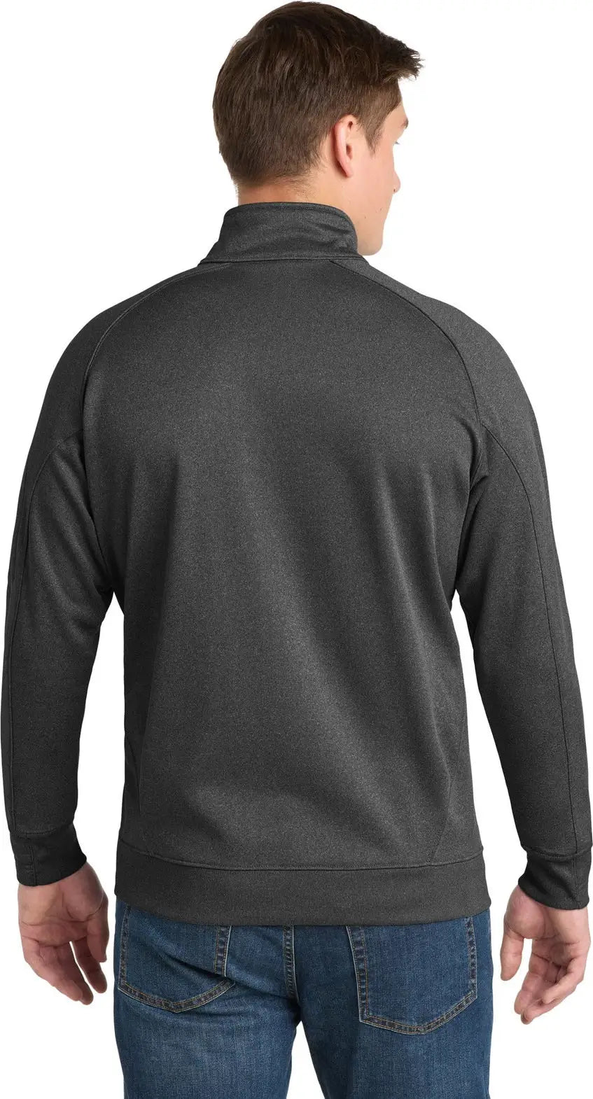 Sport-tek F247 Tech Fleece 1/4-zip Pullover - Graphite Heather