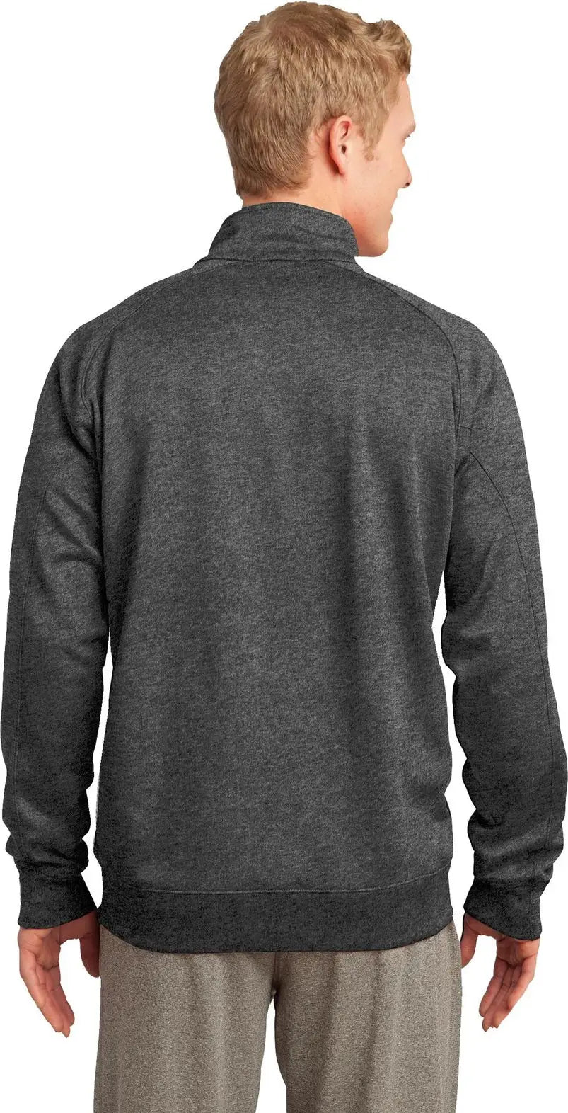 Sport-tek F247 Tech Fleece 1/4-zip Pullover - Graphite Heather