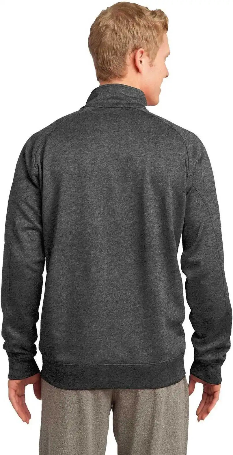 Sport-tek F247 Tech Fleece 1/4-zip Pullover - Graphite Heather