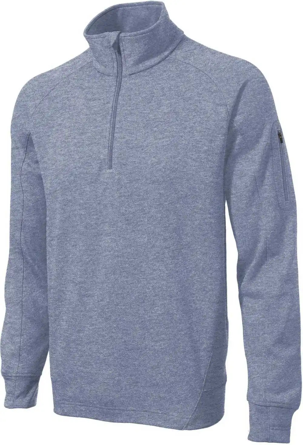 Sport-tek F247 Tech Fleece 1/4-zip Pullover - Gray Heather