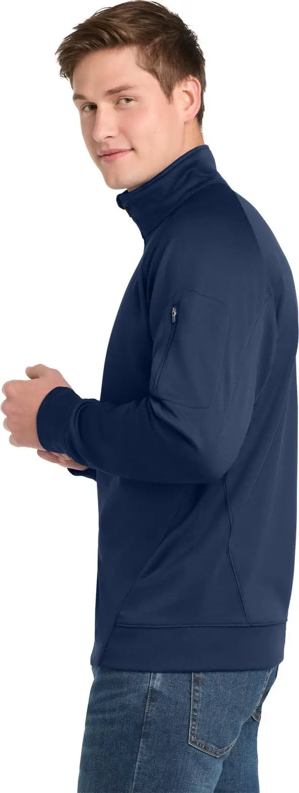 Sport-tek F247 Tech Fleece 1/4-zip Pullover - True Navy