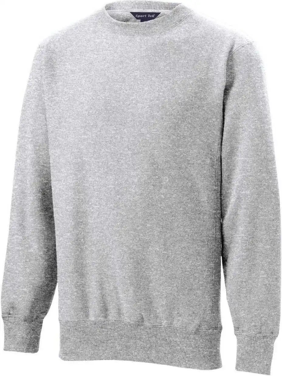 Sport Tek F280 Super Heavyweight Crewneck Sweatshirt Athletic Heather