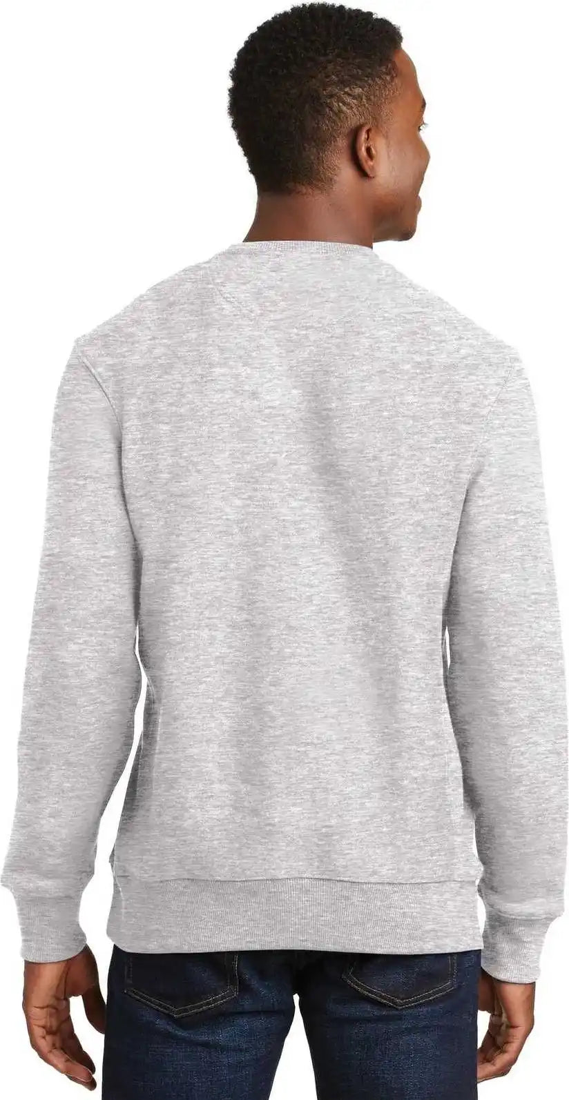 Sport Tek F280 Super Heavyweight Crewneck Sweatshirt Athletic Heather