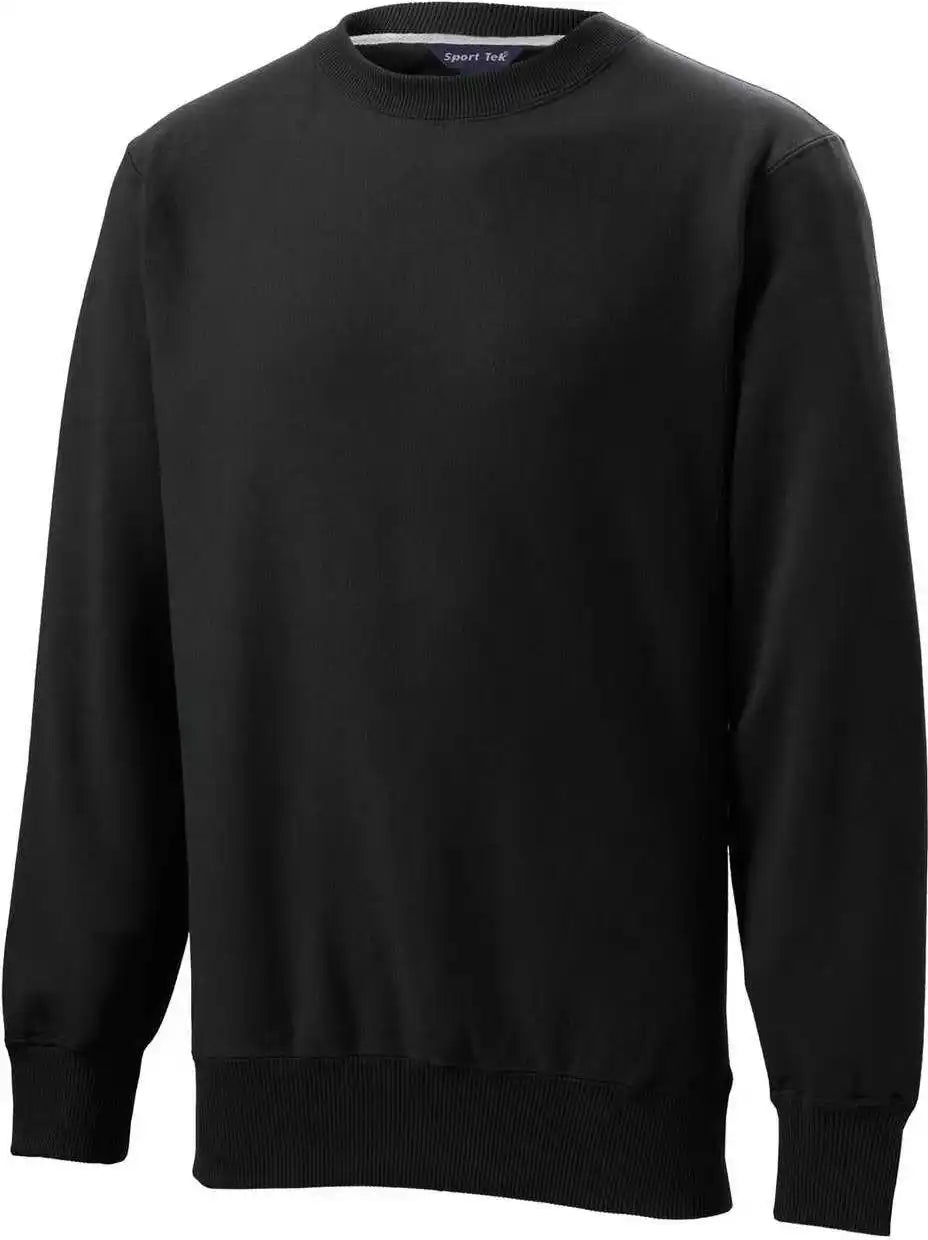 Sport Tek F280 Super Heavyweight Crewneck Sweatshirt Black
