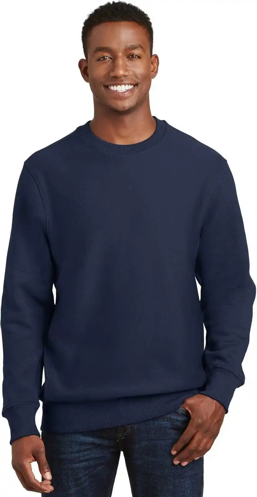 Sport Tek F280 Super Heavyweight Crewneck Sweatshirt True Navy
