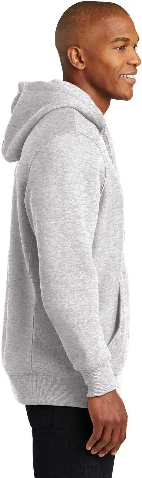 Sport Tek F281 Super Heavyweight Pullover Hooded Sweatshirt Athletic Heather