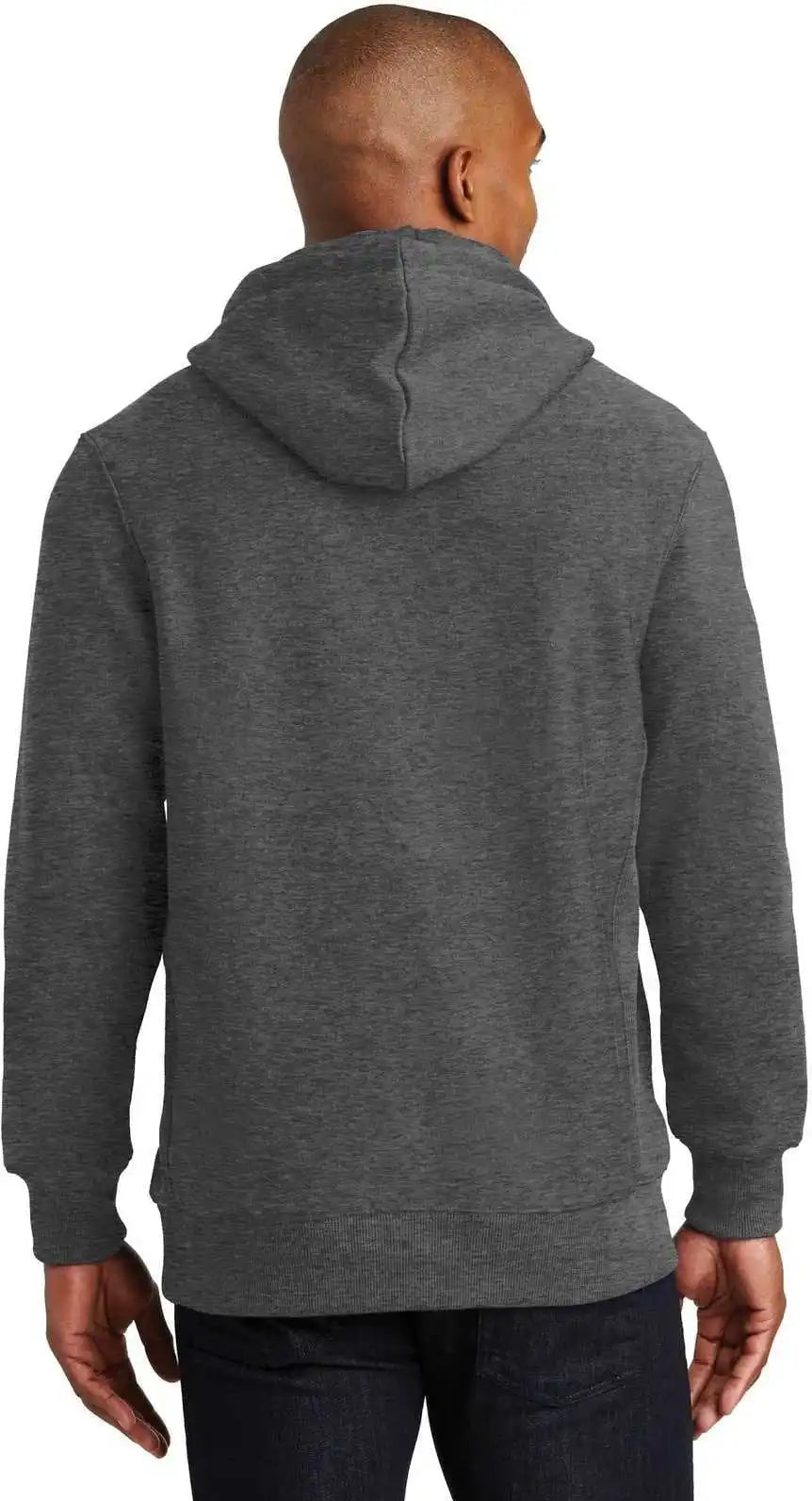 Sport Tek F281 Super Heavyweight Pullover Hooded Sweatshirt Graphite Heather