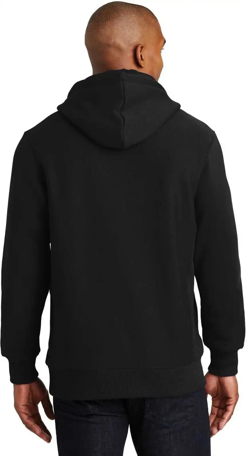 Sport Tek F281 Super Heavyweight Pullover Hooded Sweatshirt Black